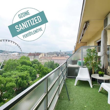 Standard Apartment By Hi5 - Incredible View With Terrace بودابست المظهر الخارجي الصورة